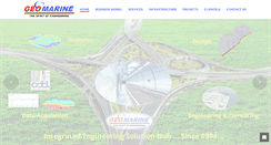 Desktop Screenshot of geomarineindia.com
